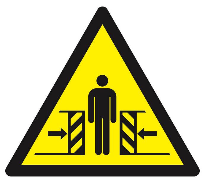 Panneau rigide DANGER, ECRASEMENT 300X300X300MM TALIAPLAST - 629362