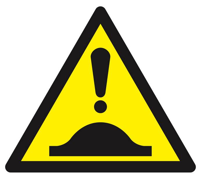 Panneau rigide DANGER DOS D'ANE 300X300X300MM TALIAPLAST - 629363