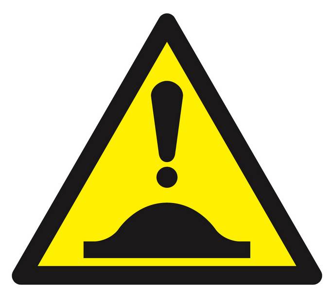 Panneau rigide DANGER DOS D'ANE 100X100X100MM TALIAPLAST - 629901