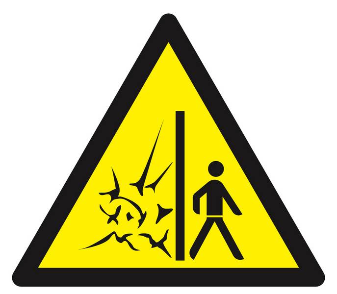 Panneau rigide DANGER PROTECTION BIOLOGIQUE 100X100X100MM TALIAPLAST - 629921