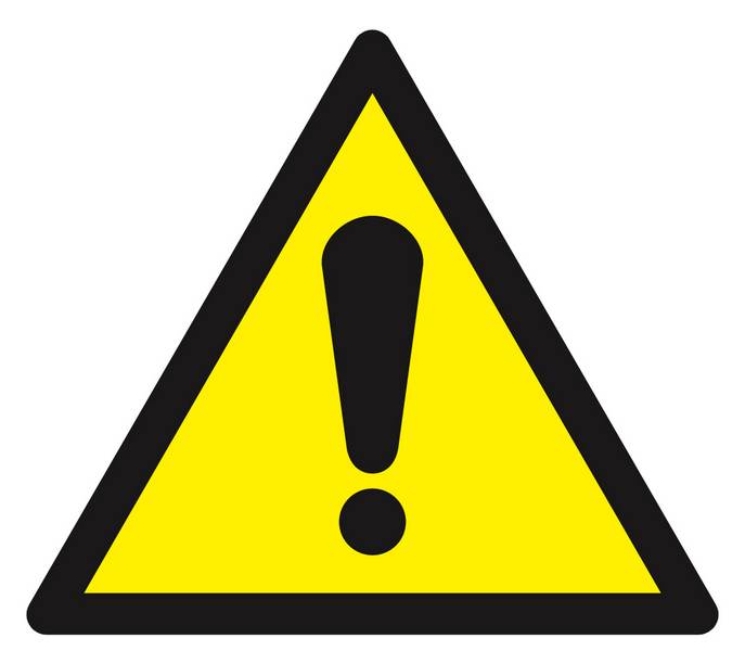 Panneau rigide DANGER, SIGNAL GENERAL 100X100X100MM TALIAPLAST - 629931