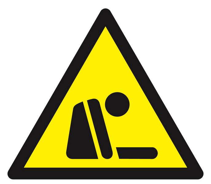 Panneau rigide DANGER RISQUE D'ASPHYXIE 100X100X100MM TALIAPLAST - 629951