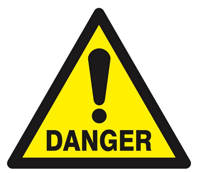 Panneau rigide DANGER 100X100X100MM TALIAPLAST - 629959