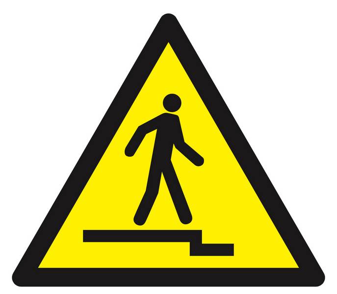 Panneau rigide ACCES ACCIDENTE VERS LE BAS 100X100X100MM TALIAPLAST - 629966