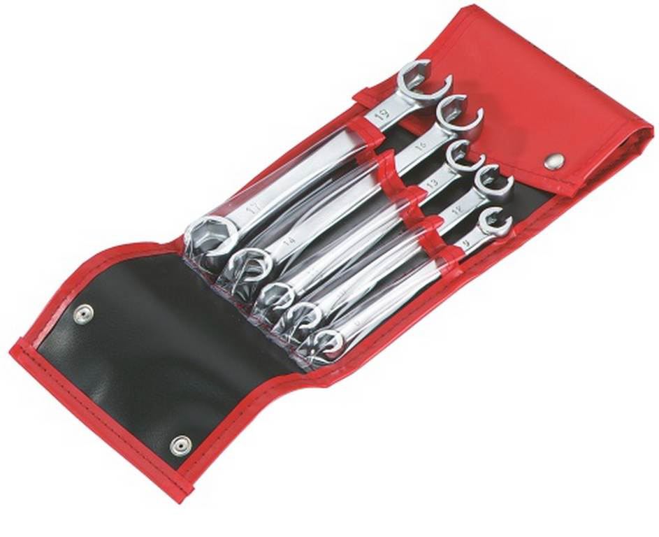 TROUSSE DE 5 CLES A TUYAUTER 6 PANS SAM OUTILLAGE - 104TR5H