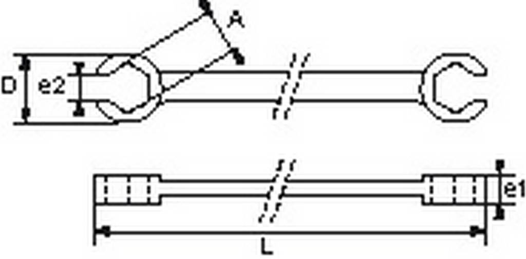 CLE A TUYAUTER ARTICULEE 17MM SAM OUTILLAGE - 105B17