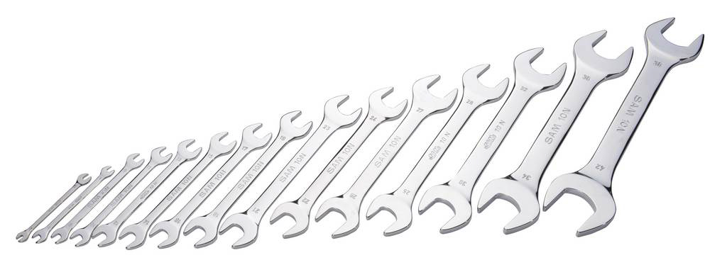 JEU DE 15 CLES A FOURCHES SAM OUTILLAGE - 10NJ15P
