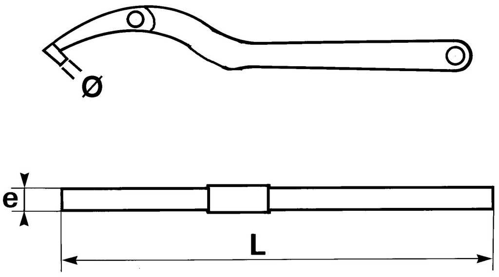 CLES A ERGOT ARTICULE ERGOTS AMOVIBLES SAM OUTILLAGE - 11135
