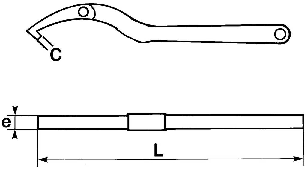 CLES ERGOT ARTICULE ECROUS A ENCOCHES SAM OUTILLAGE - 11460