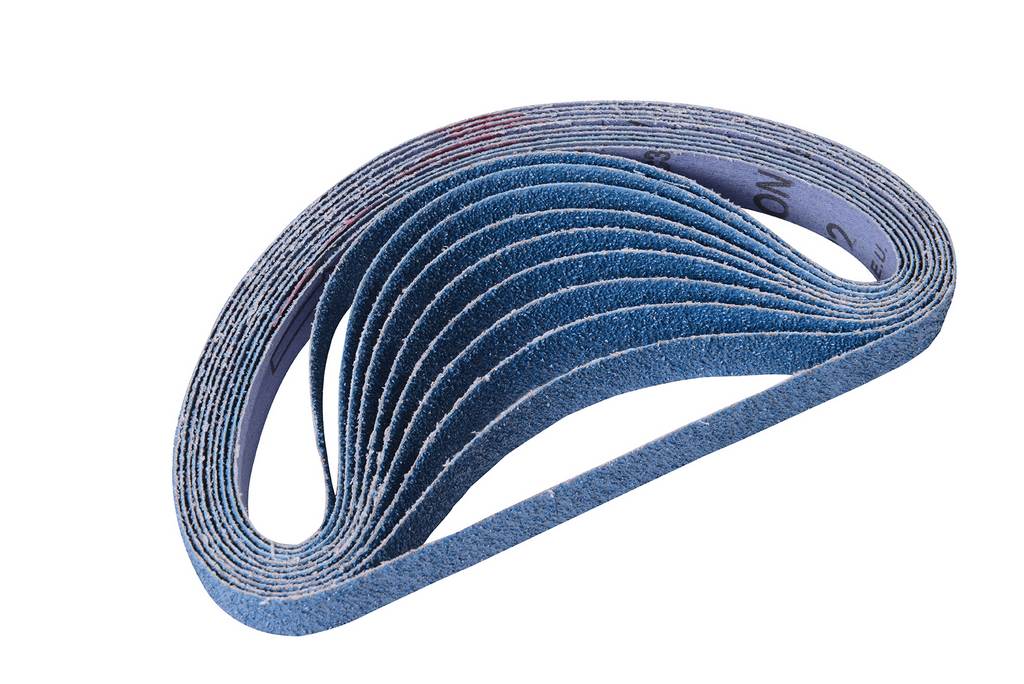 Paquet de 10 bandes abrasives 20x520 mm grain 60 SAM OUTILLAGE - 132060