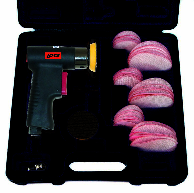 Coffret mini ponceuse orbitale Ø 50-75 mm SAM OUTILLAGE - 1346C90