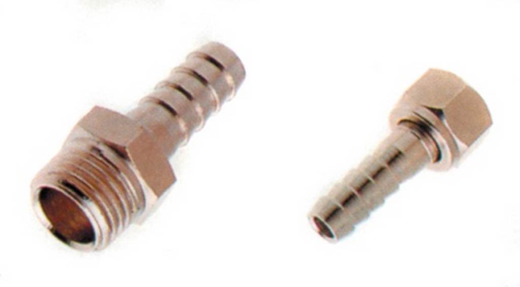 Embout cannelé mâle 1/4' - Ø tuyau 8 MM SAM OUTILLAGE - 19051