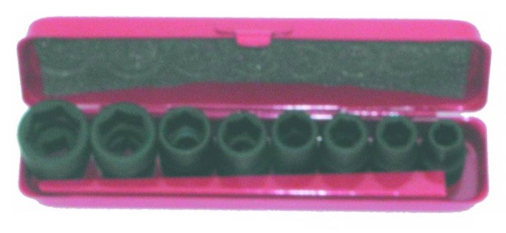 JEU DE 8 DOUILLES A CHOCS 1/4' DE 6 A 13 MM SAM OUTILLAGE - 19120