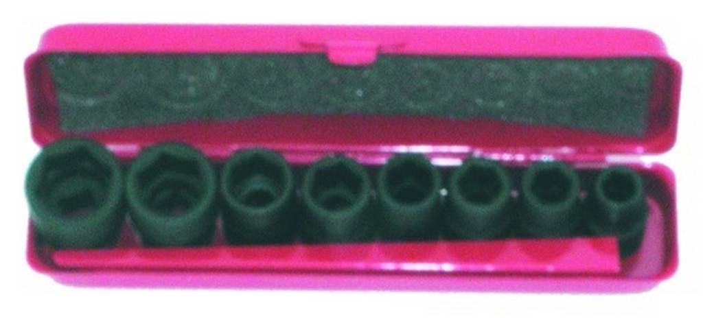 JEU DE 8 DOUILLES A CHOCS 3/8' DE 8 A 19 MM SAM OUTILLAGE - 19130