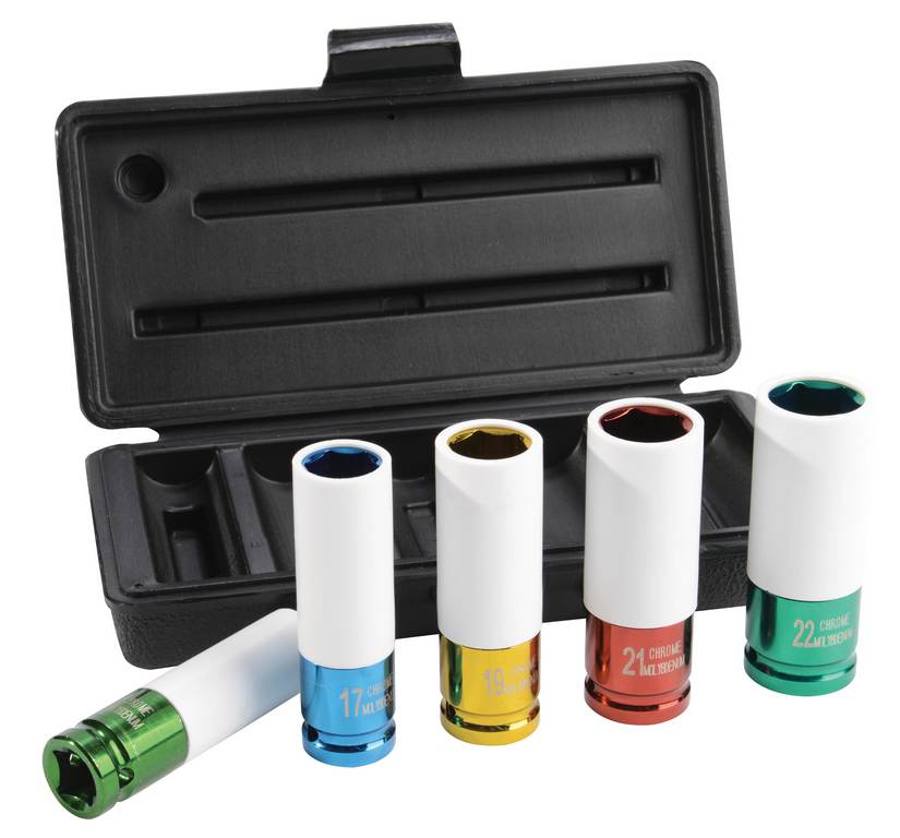 Coffret de douilles 1/2 à chocs longues protégées SAM OUTILLAGE - 1914195