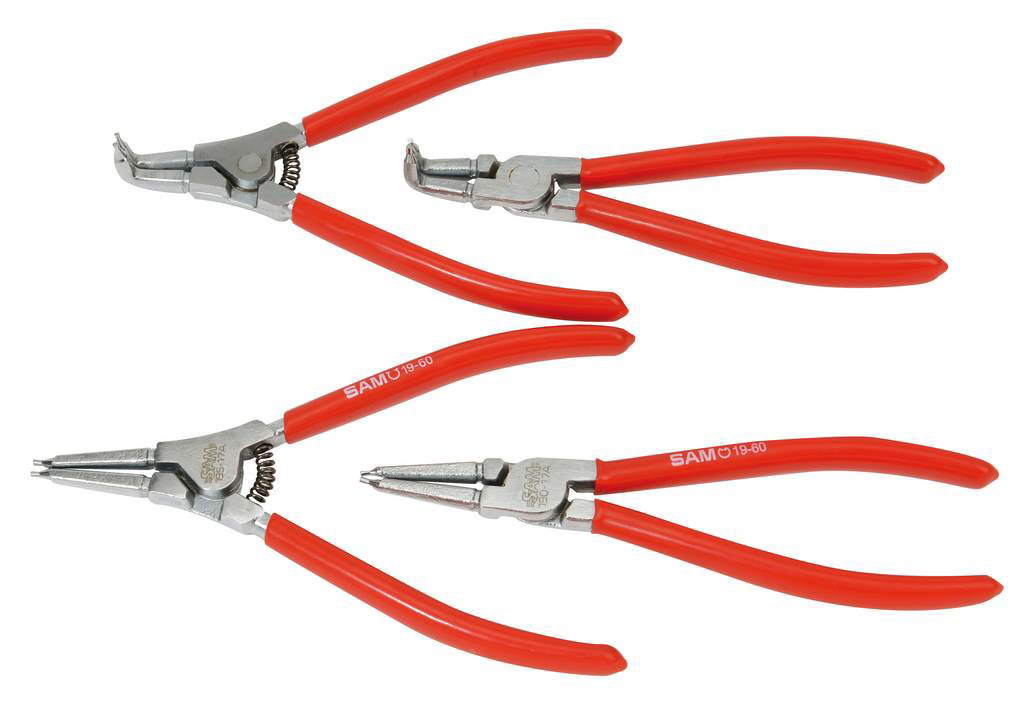 JEU DE 4 PINCES CIRCLIPS SAM OUTILLAGE - 191J4