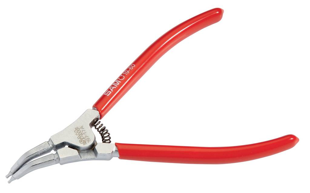 PINCE CIRCLIPS EXTERIEURE COUDEE 45° 19-60 MM SAM OUTILLAGE - 19717A