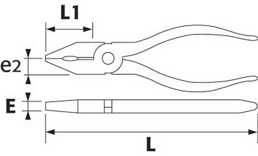PINCE UNIVERSELLE BIMATIERE AVEC RESSORT 185 MM SAM OUTILLAGE - 204R18GFME