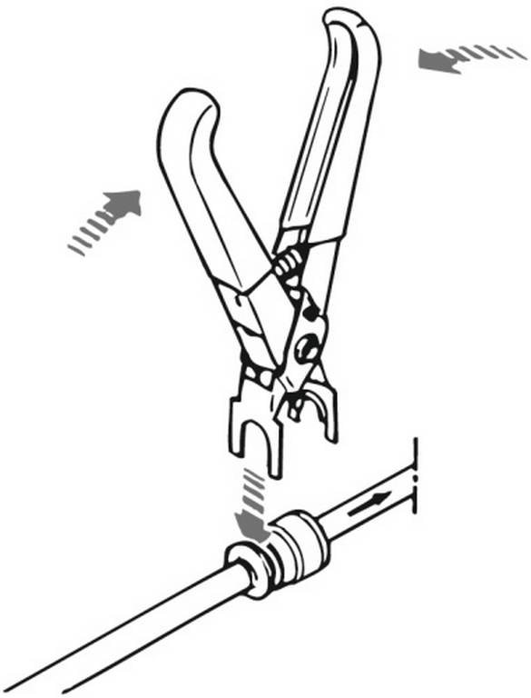 PINCE DEMONTAGE RACCORDS MOTEUR ESSENCE SAM OUTILLAGE - 20812