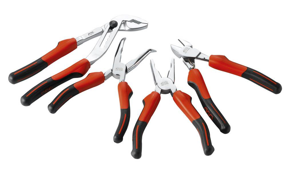 JEU DE 4 PINCES BIMATIERE A RESSORT SAM OUTILLAGE - 209J4