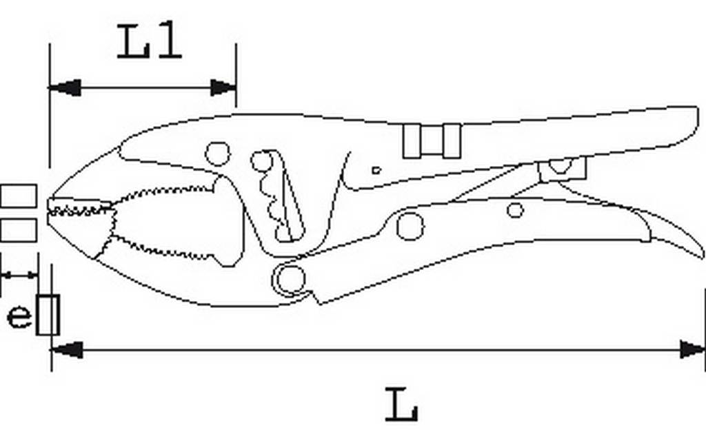 PINCE ETAU GRANDE CAPACITE 250 MM SAM OUTILLAGE - 21225FME