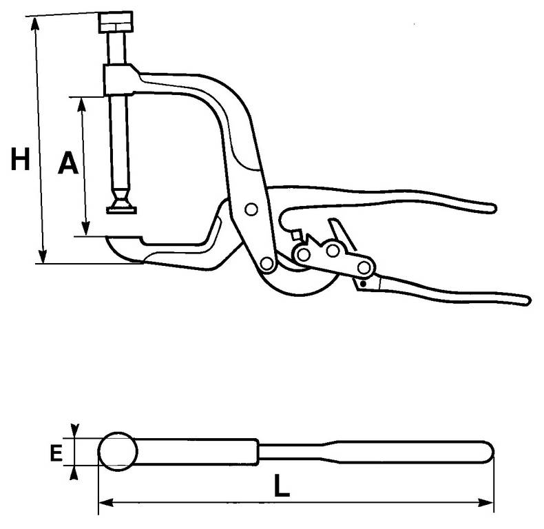 PINCE ETAU SERRE-JOINT A VIS SAM OUTILLAGE - 2147