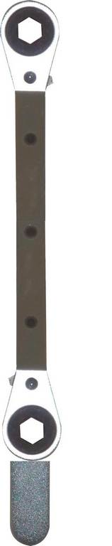 CLE COUDEE DOUBLE CLIQUET 8 ET 12 MM SAM OUTILLAGE - 2158+12