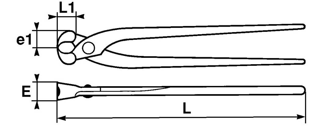 TENAILLE MECANICIEN 220 MM SAM OUTILLAGE - 22922