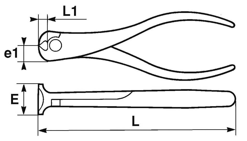 PINCE COUPANTE EN BOUT BIMATIERE AVEC RESSORT 160 MM SAM OUTILLAGE - 230R16GFME