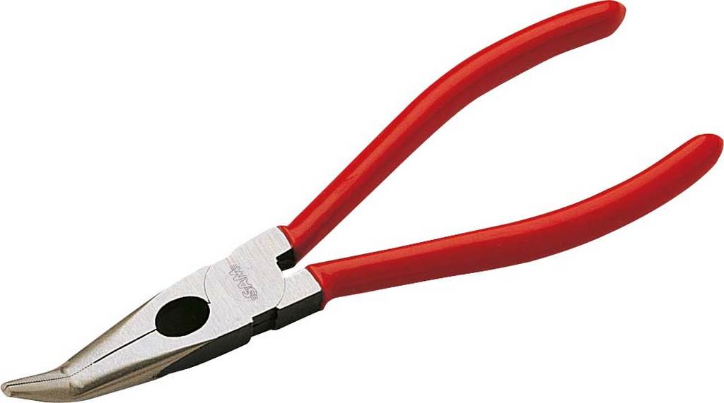 PINCE A BEC DEMI ROND COUDE PVC 200 MM SAM OUTILLAGE - 24320P