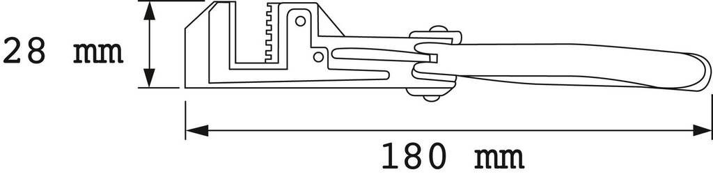 PINCE A DENUDER AUTOMATIQUE A PEIGNE SAM OUTILLAGE - 24418