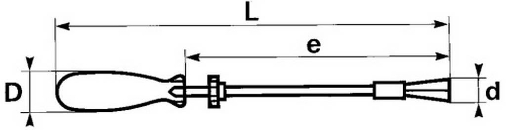 TOURNEVIS POSE-VIS POUR FENTE 4X125 MM SAM OUTILLAGE - 267P4