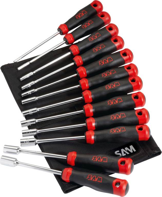 JEU DE 12 CLES A DOUILLE EMMANCHEE SAM OUTILLAGE - 292PJ12