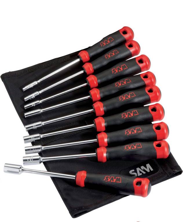 TROUSSE DE 9 CLES A DOUILLES EMMANCHEES S1 SAM OUTILLAGE - 292PJ9