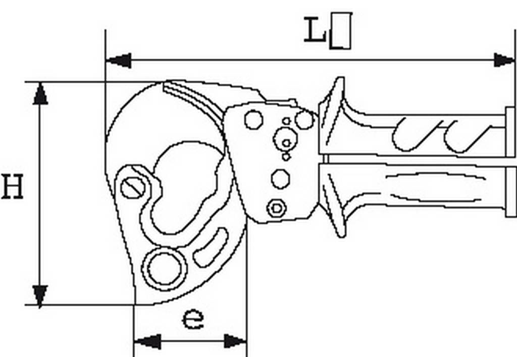 COUPE CABLE A CREMAILLERE SAM OUTILLAGE - 32432
