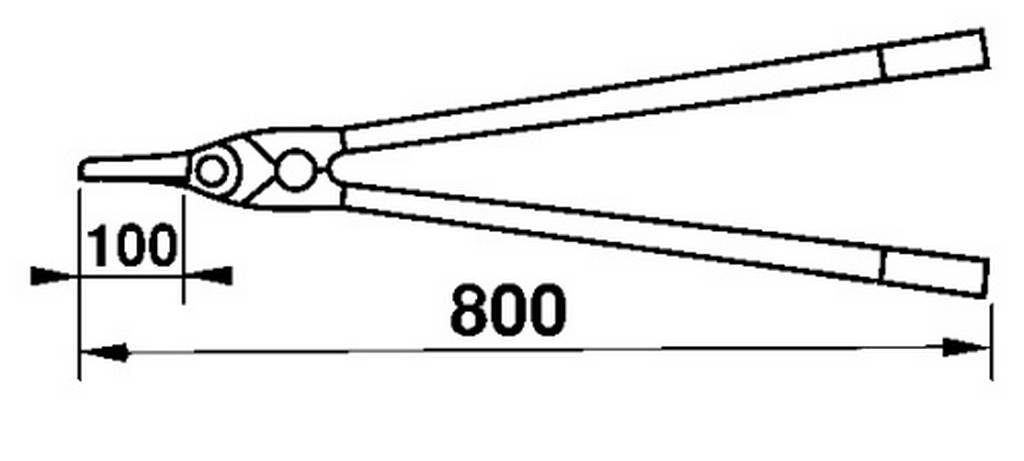 CISAILLE UNIVERSELLE A DEUX MAINS SAM OUTILLAGE - 35380