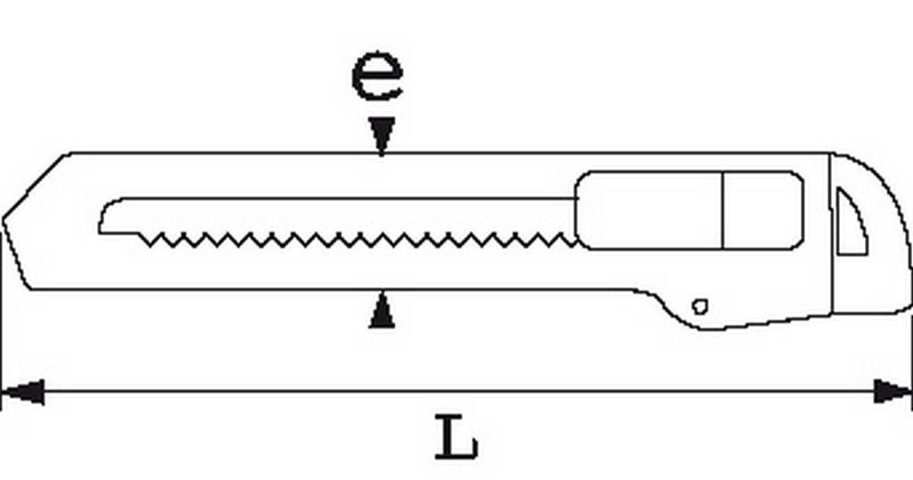 CUTTER CORPS PLASTIQUE SAM OUTILLAGE - 37822A
