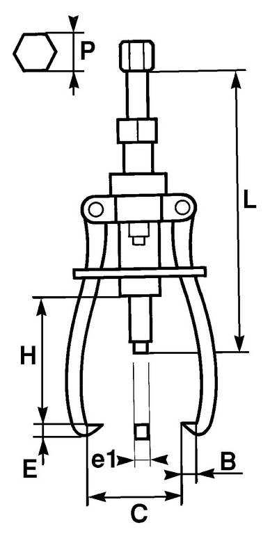 EXTRACTEUR A VIS A PAS DIFFERENTIEL SAM OUTILLAGE - 4851