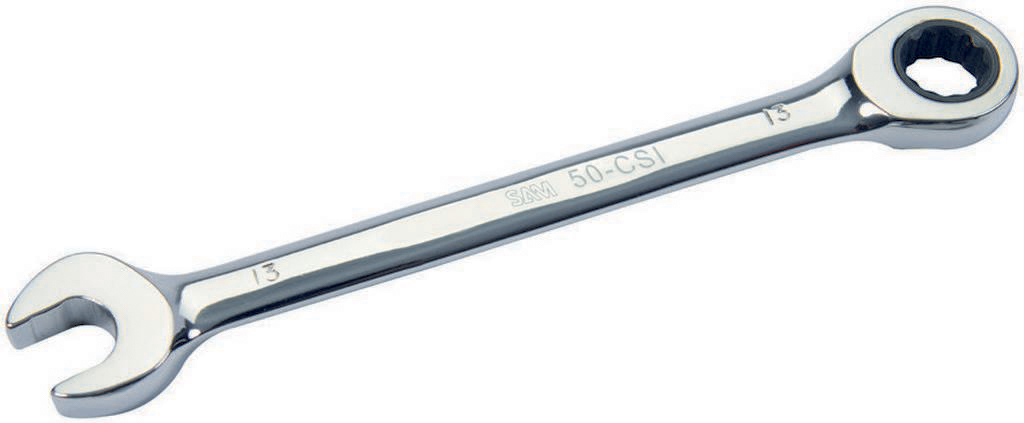 CLE MIXTE A CLIQUET 17 MM SAM OUTILLAGE - 50CSI17
