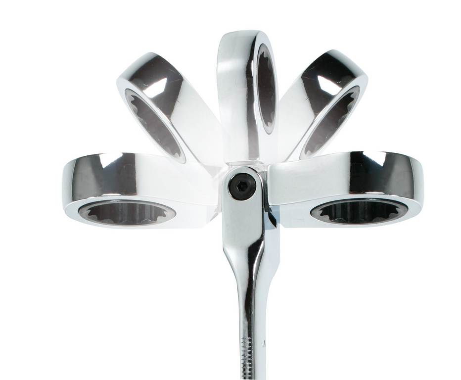 CLE MIXTE A CLIQUET ARTICULEE DE 15 SAM OUTILLAGE - 50CT15