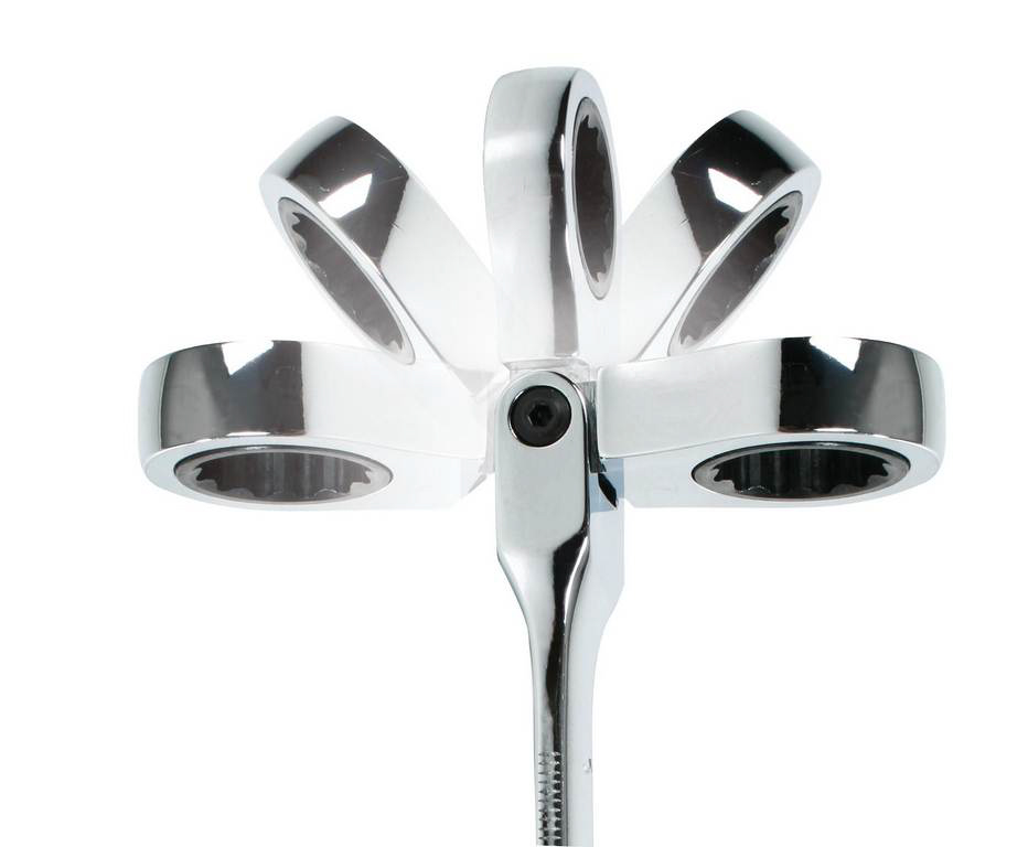 Jeu de 8 clés mixtes à cliquet articulé SAM OUTILLAGE - 50CTJ8