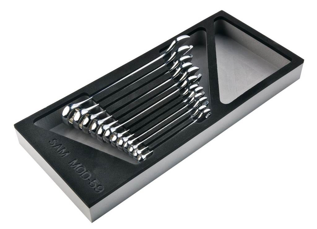MODULE MOUSSE DE 12 CLES MIXTES 8 A 22 SAM OUTILLAGE - 50NJ12MM