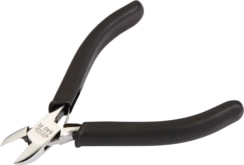 PINCE ELECTRONIQUE COUPANTE DIAGONALE RASE AVEC RETENUE SAM OUTILLAGE - 540RR