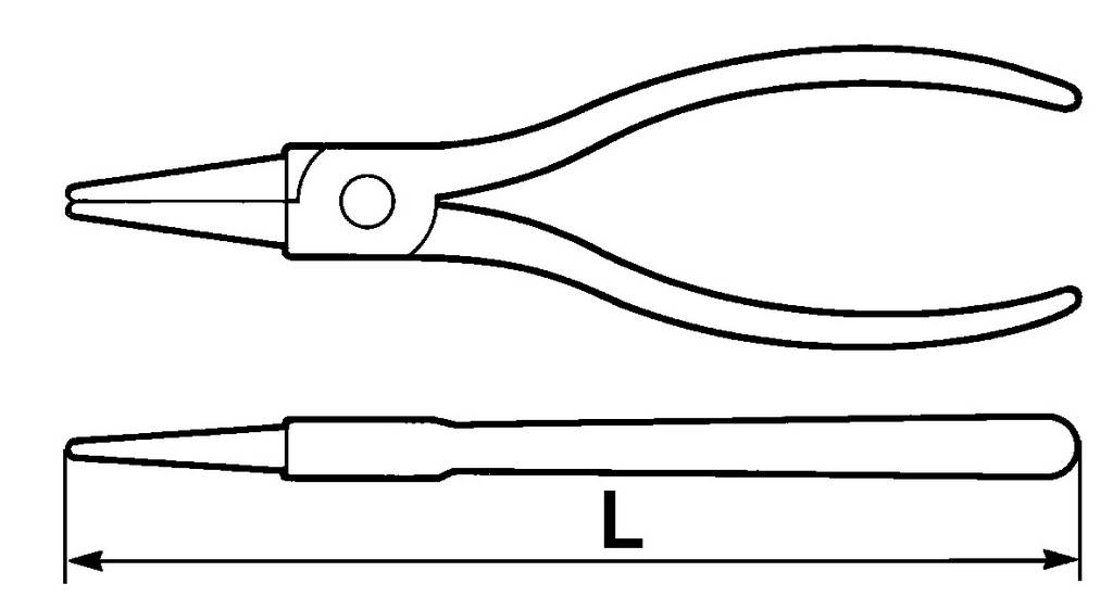 PINCE CIRCLIPS INTERIEURE 90° 8-15 MM SAM OUTILLAGE - 59110
