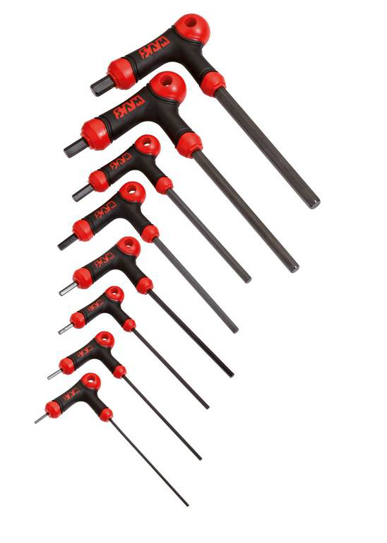 JEU 8 CLES MALES 6 PANS A POIGNEE EN L SAM OUTILLAGE - 60PTJ8