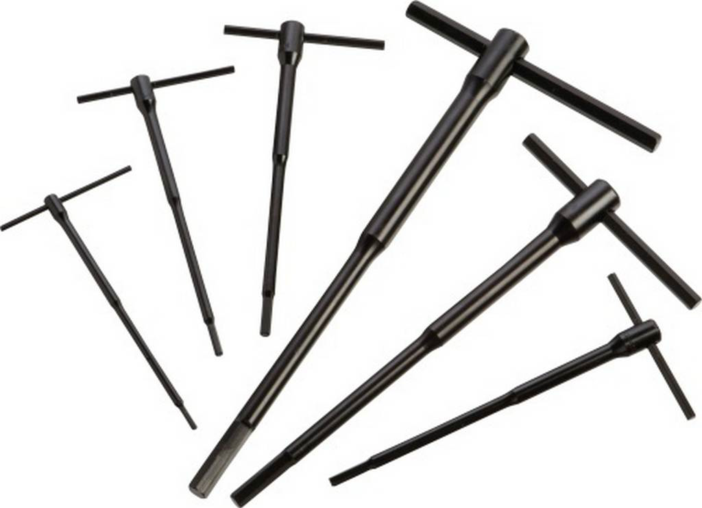 JEU 6 CLES MALES 6 PANS 3 EXTREMITES EN T SAM OUTILLAGE - 62CTJ6