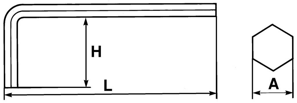 CLE MALE LONGUE 1/2' SAM OUTILLAGE - 6312