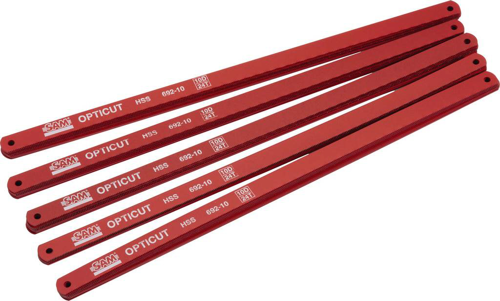 ETUI 10 LAMES DE SCIE 12 DENTS/CM SAM OUTILLAGE - 691E12A