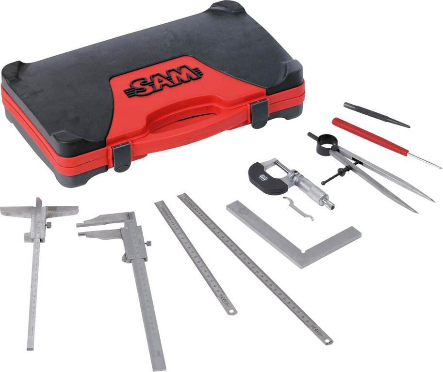 COFFRET METROLOGIE 9 OUTILS SAM OUTILLAGE - 710J12