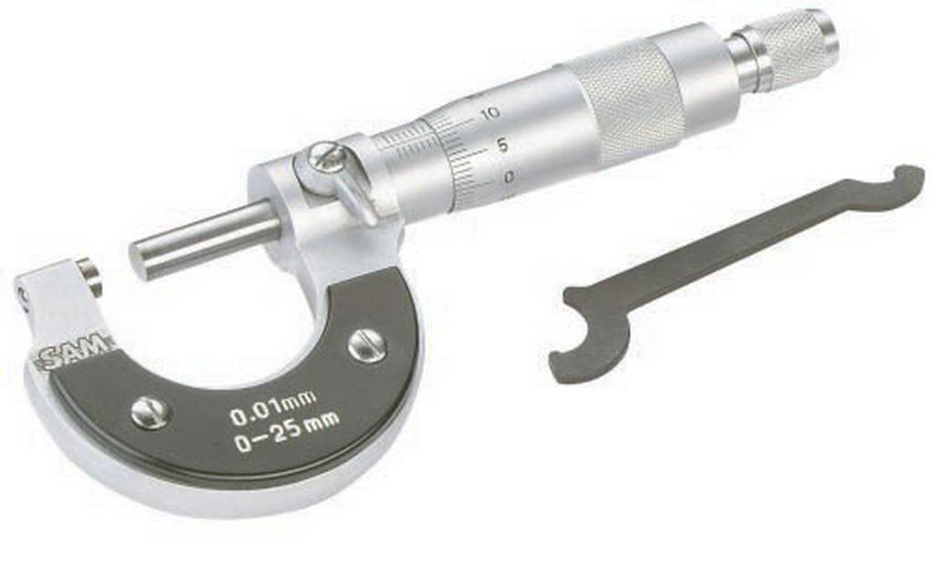 MICROMETRE 1/100E 0 A 25 MM SAM OUTILLAGE - 710M25